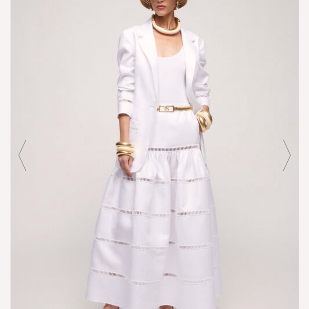 Luisa Spagnoli fashion show Lilia linen skirt medium